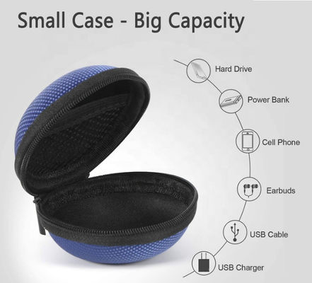 স্টাইলিশ এবং নিরাপদ স্টোরেজের জন্য কাস্টম PU লেদার আউটার শেল এবং নরম ফ্যাব্রিক লাইনিং সহ উদ্ভাবনী EVA হার্ড কেস