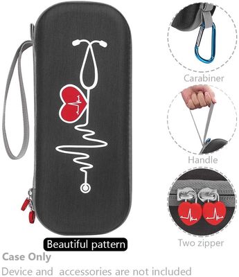 স্টেথোস্কোপ সুরক্ষা এবং সহজে বহন করার জন্য ডিজাইন করা শক-প্রতিরোধী ওয়াটারপ্রুফ ইভিএ ফোম কেস সহ পোর্টেবল মেডিকেল গ্রেড ফার্স্ট এইড কিট