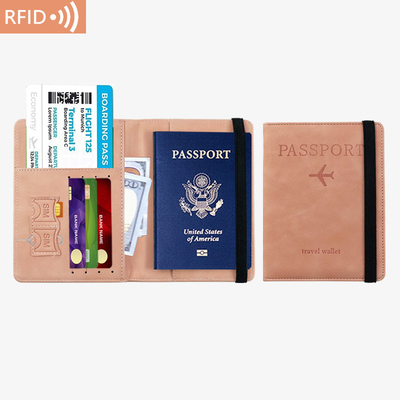 AMAZON PU LEATHER PASSPORT BAG RFID MULTI-FUNCTIONAL PASSPORT হোল্ডার পাসপোর্ট কভার পাসপোর্ট কভার