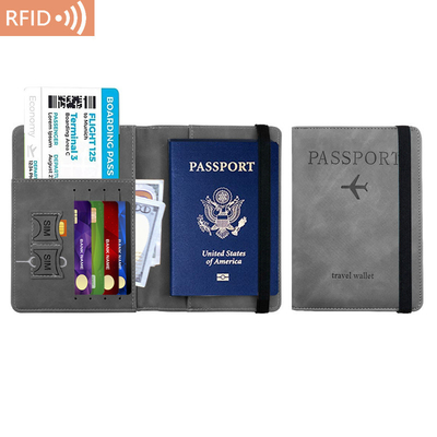 AMAZON PU LEATHER PASSPORT BAG RFID MULTI-FUNCTIONAL PASSPORT হোল্ডার পাসপোর্ট কভার পাসপোর্ট কভার