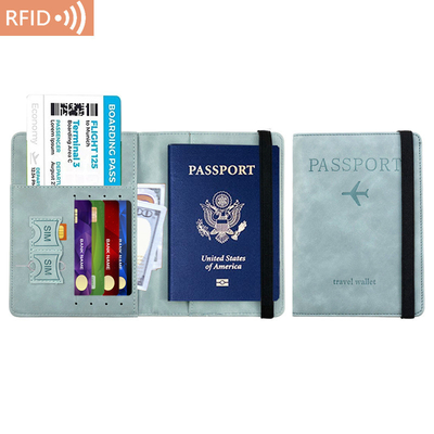 AMAZON PU LEATHER PASSPORT BAG RFID MULTI-FUNCTIONAL PASSPORT হোল্ডার পাসপোর্ট কভার পাসপোর্ট কভার
