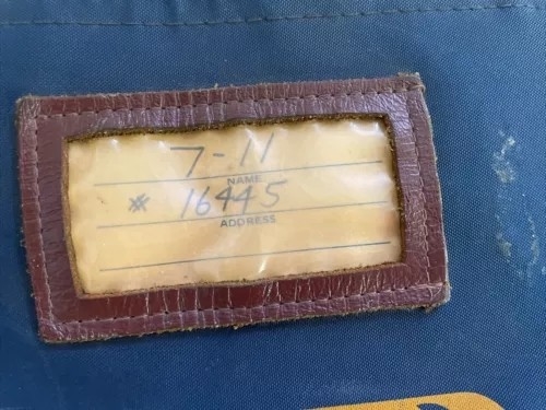 VINTAGE BANK OF AMERICA MONEY BAG LOCK BAG ID BAG BILL BAG COIN BAG ব্যাংক লক ব্যাগ