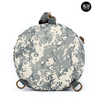 CAMO ডাবল কাঁধ বালতি ব্যাগ বড় ক্ষমতা বহিরঙ্গন CAMO ব্যাকপ্যাক একক কাঁধ ক্রসবডি ভ্রমণ ব্যাকপ্যাক হ্যান্ডব্যাগ