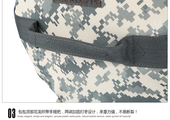 CAMO ডাবল কাঁধ বালতি ব্যাগ বড় ক্ষমতা বহিরঙ্গন CAMO ব্যাকপ্যাক একক কাঁধ ক্রসবডি ভ্রমণ ব্যাকপ্যাক হ্যান্ডব্যাগ