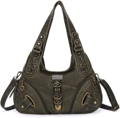 ANGELKISS HOBO ব্যাগ ও মহিলাদের জন্য হ্যান্ডব্যাগ স্যাচেল হ্যান্ডব্যাগ মহিলাদের ব্যাগ বড় দৈনিক কাঁধ ব্যাগ