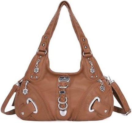 ANGELKISS HOBO ব্যাগ ও মহিলাদের জন্য হ্যান্ডব্যাগ স্যাচেল হ্যান্ডব্যাগ মহিলাদের ব্যাগ বড় দৈনিক কাঁধ ব্যাগ