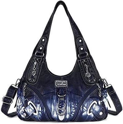 ANGELKISS HOBO ব্যাগ ও মহিলাদের জন্য হ্যান্ডব্যাগ স্যাচেল হ্যান্ডব্যাগ মহিলাদের ব্যাগ বড় দৈনিক কাঁধ ব্যাগ