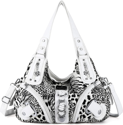 ANGELKISS HOBO ব্যাগ ও মহিলাদের জন্য হ্যান্ডব্যাগ স্যাচেল হ্যান্ডব্যাগ মহিলাদের ব্যাগ বড় দৈনিক কাঁধ ব্যাগ