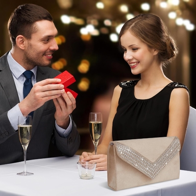 মহিলাদের জন্য Clutch ব্যাগ Rhinestone BLING সন্ধ্যায় ব্যাগ বিবাহের পার্টি জন্য হ্যান্ডব্যাগ প্রোম ভুয়া ঘাম এনভেলপ কাঁধ ব্যাগ