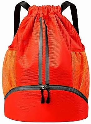 HOEDIA SPORTS DRAWSTRING RUCKPACK - STRING SWIM GYM BAG SHOE COMPACTMENT AND WET PROOF POCKET FOR WOMEN&amp;MEN (মহিলা ও পুরুষদের জন্য জুতো এবং ভিজা প্রতিরোধী পকেট সহ স্ট্রিং সাঁতার ব্যাকপ্যাক)