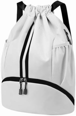 HOEDIA SPORTS DRAWSTRING RUCKPACK - STRING SWIM GYM BAG SHOE COMPACTMENT AND WET PROOF POCKET FOR WOMEN&amp;MEN (মহিলা ও পুরুষদের জন্য জুতো এবং ভিজা প্রতিরোধী পকেট সহ স্ট্রিং সাঁতার ব্যাকপ্যাক)