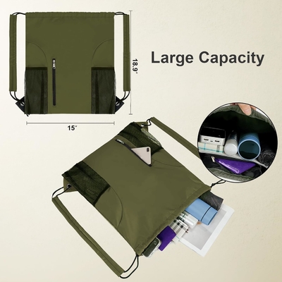 BEEGREEN DRAWSTRING-BACK-GYM-BAG, LARGE SPORTS BAG, পুরুষ এবং মহিলাদের জন্য স্ট্রিং ব্যাকপ্যাক সিঞ্চ ব্যাগ লাল