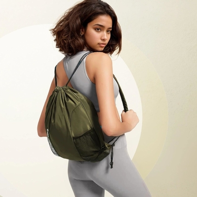BEEGREEN DRAWSTRING-BACK-GYM-BAG, LARGE SPORTS BAG, পুরুষ এবং মহিলাদের জন্য স্ট্রিং ব্যাকপ্যাক সিঞ্চ ব্যাগ লাল
