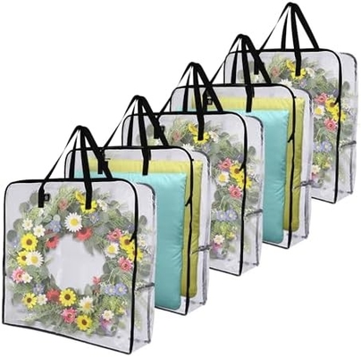 VENO 5 প্যাকিং মুভিং ব্যাগ, WREATH স্টোরেজ ব্যাগ, GARLAND CONTAINER, মুভিং এবং কলেজ জন্য সরবরাহ প্যাকিং। মুভিং বক্স