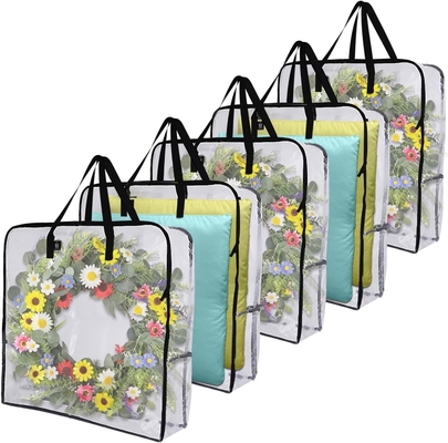 VENO 5 প্যাকিং মুভিং ব্যাগ, WREATH স্টোরেজ ব্যাগ, GARLAND CONTAINER, মুভিং এবং কলেজ জন্য সরবরাহ প্যাকিং। মুভিং বক্স