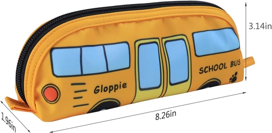 Gloppie Cute Pencil Case Kawaii Pencil Pouch ছোট পেন্সিল কেস সিম্পল পেন্সিল ব্যাগ সঙ্গে জিপার পেন কেস বাস পেন কেস