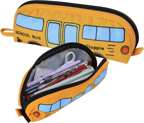 Gloppie Cute Pencil Case Kawaii Pencil Pouch ছোট পেন্সিল কেস সিম্পল পেন্সিল ব্যাগ সঙ্গে জিপার পেন কেস বাস পেন কেস
