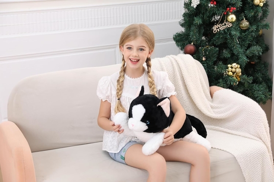 27 ইঞ্চি বিড়াল ওজনপূর্ণ stuffed প্রাণী, Cuddly ওজনযুক্ত বিড়াল প্লাশ বালিশ দৈত্য প্লাশিশি আদর্শ উপহার প্রাপ্তবয়স্কদের এবং বাচ্চাদের জন্য