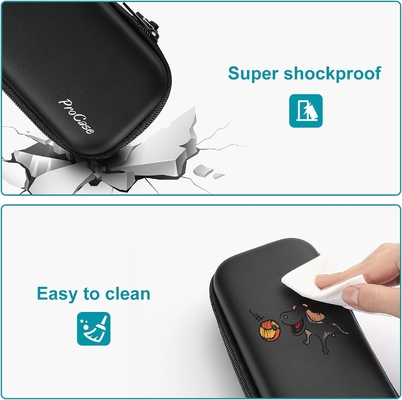 ProCase পেন পেনসিল কেস, 2-স্তর ইভিএ জিপার পেনসিল বক্স পকেট স্কুলের জন্য বৃহত ক্ষমতা স্টোরেজ স্টোরেজ সংগঠক