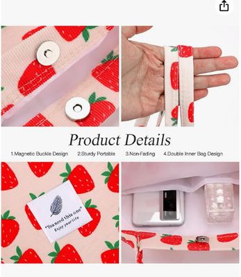 মহিলা এবং মেয়েদের জন্য টোট ব্যাগ, বৃহৎ ধারণক্ষমতা সম্পন্ন কর্ডরয় পুনরায় ব্যবহারযোগ্য মুদি শপিং ব্যাগ, ভিতরের অংশ সহ