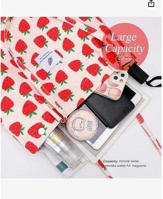 মহিলা এবং মেয়েদের জন্য টোট ব্যাগ, বৃহৎ ধারণক্ষমতা সম্পন্ন কর্ডরয় পুনরায় ব্যবহারযোগ্য মুদি শপিং ব্যাগ, ভিতরের অংশ সহ