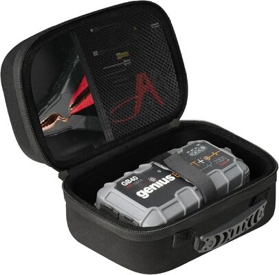 ইভিএ প্রোটেকশন কেস NOCO GB20/GB40/GBX45/GB50 জাম্প স্টার্টার, অ্যাস্ট্রোএআই S8/NEXPOW/BIUBLE/BUTURE/HULKMAN পর্যন্ত 8.2" x 4.7" x 3.5" এর সাথে সামঞ্জস্যপূর্ণ,শুধুমাত্র পোর্টেবল ট্রাভেল কেস সংরক্ষণ করা যেতে পারে।