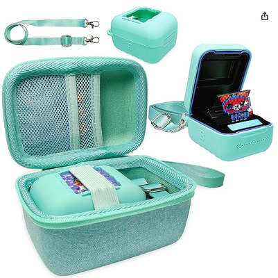 Silicone Cover এবং Hard Case Interactive Digital Pet | Bitzee Original Virtual Electronic Pets Protective Cases with Lanyard (Teal) এর জন্য আনুষাঙ্গিক